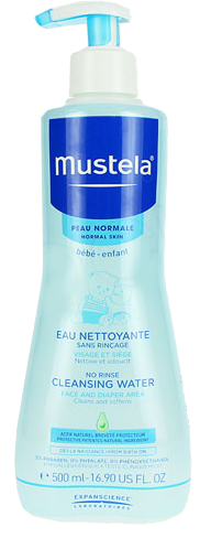 Mustela eau nettoyante sans rinçage